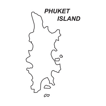 map of phuket island thailand