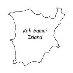 koh samui island map