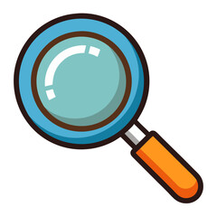 magnifying glass icon design