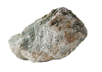 Jadeite stone isolated on white background