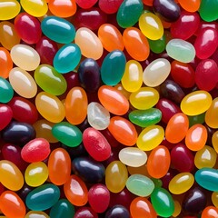 Colorful Jelly Beans Background