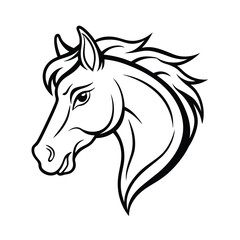 horse head silhouette