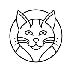 vector illustration of a cat