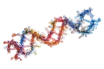 Scientific 3D Representation of DNA Structure