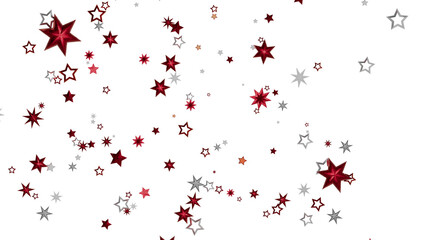 Red and Silver Stars Background