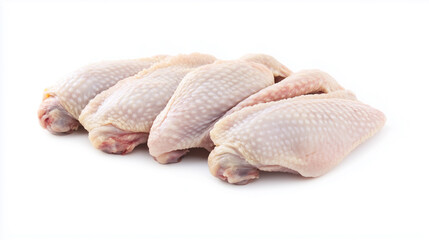 Chicken wings isolated on white background