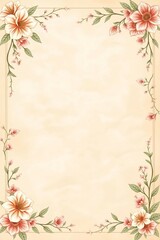 Fototapeta premium floral background with flowers