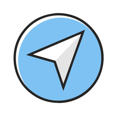 navigation arrow icon design