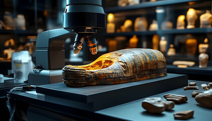 Advanced scientific analysis reveals secrets of an ancient artifact casing