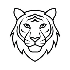 tiger head vector