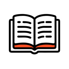 open book icon design
