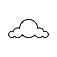 Cloud line icon