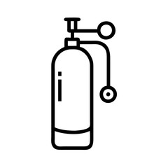 oxygen tank icon design