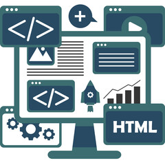 Web Development Illustration