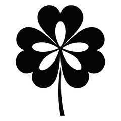 Clover icon vector illustration. clover sign and symbol. four leaf clover icon.