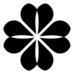 Clover icon vector illustration. clover sign and symbol. four leaf clover icon.