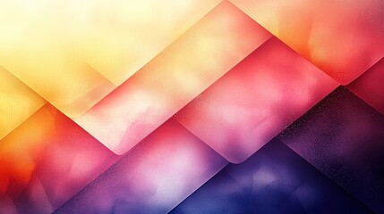 A mesmerizing interplay of warm and cool colors creating layered abstract shapes, evoking feelings of warmth, tranquility, and artistic expression in a vibrant manner.