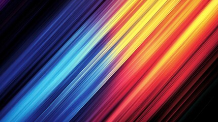 A visually striking design featuring bold motion lines with dramatic color transitions that evoke a sense of speed, dynamism, and artistic flair, celebrating modern aesthetics.