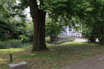 Blick auf die Emscherquelle in der Gemeinde Holzwickede	