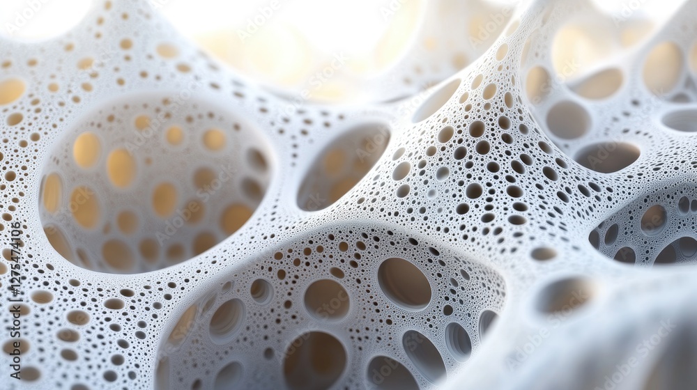 Poster abstract 3d fractal patterns with vibrant hues and light effects, evoking a sense of depth, complexi