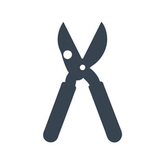pruning shears icon design