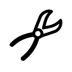 pruning shears icon design
