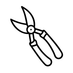 pruning shears icon design