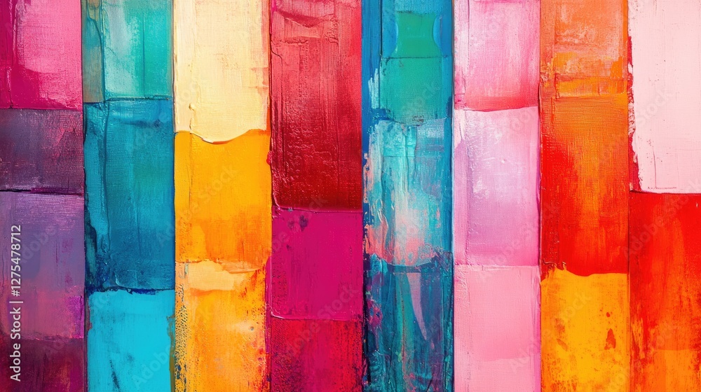 Poster Bright, abstract colored edges softly overlaying a gentle background, creating a vibrant and dynamic visual element ideal for graphic design and layering purposes