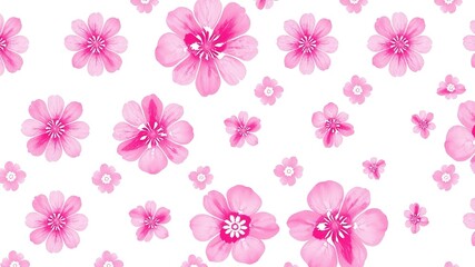 Pink Pattern Watercolor Abstract Design