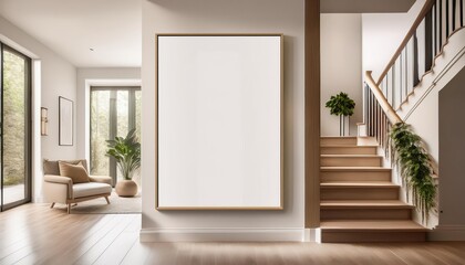 Vertical Frame for Wall Art Mockups Stunning Abstract Geometric Patterns in Vibrant Colors and Textures, Perfect for Modern Home Decor or Digital Art