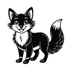vector image of a cat