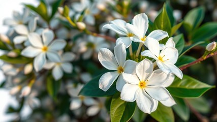 Fototapeta premium Spring Jasmine Blossoms - Delicate Floral Burst