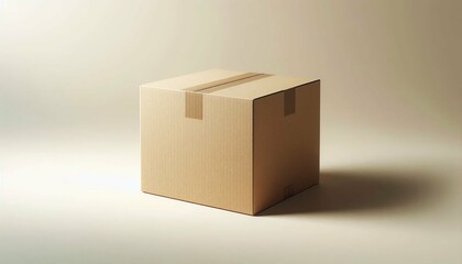 Eco-Friendly Cardboard Packaging Box with Minimalist Design.