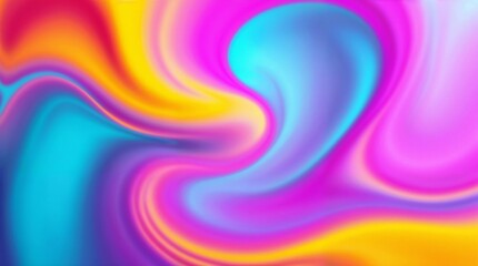 abstract colorful background with flowing and swirling waves