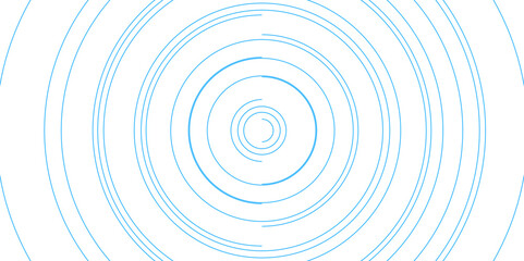 Modern light blue abstract horizontal banner background with glowing geometric lines. modern swirl pattern of electron orbit line, particle orbital illustration best for science, tech, background. 