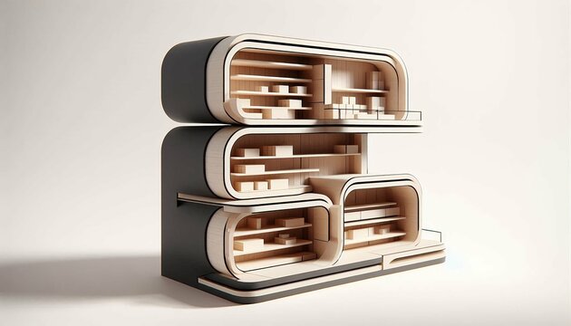 3D PDV wobbler for points of sale and promotion on shelves. Ideal for catalogs, informational and advertising material and media.3d illustration.