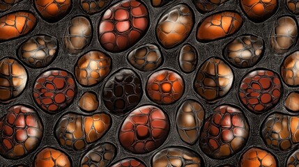 Crocodile leather, seamless pattern, variation of color for luxury products