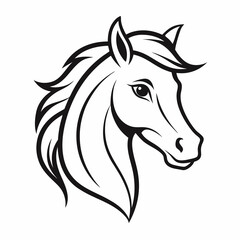 horse head silhouette
