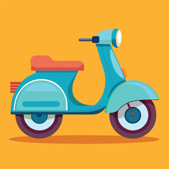 Obraz premium scooter vector