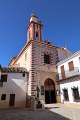 Fototapeta premium The church of Our Lady of Peace-Nuestra Senora de la Paz in Ronda, Andalusia, Spain 