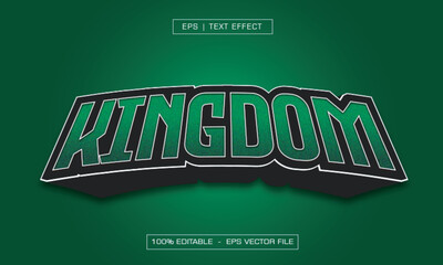 Kingdom Editable Text Effect