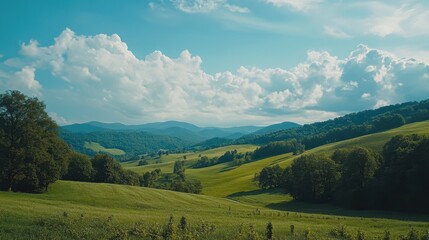 Fototapeta premium Panorama of Mountains 