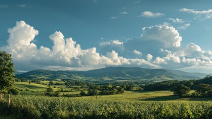 Naklejka premium Panorama of Mountains 
