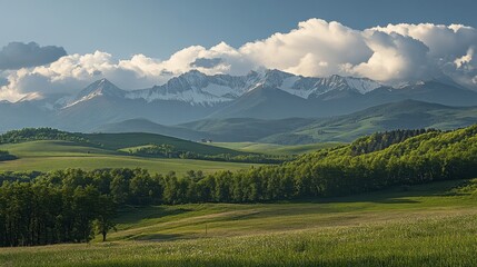 Fototapeta premium Panorama of Mountains 