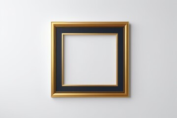 arafed picture of a picture frame on a wall with a white background