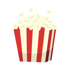 Popcorn flying out of a box