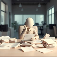 businessman working in office