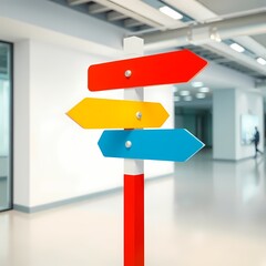 red arrow sign