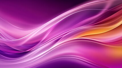 Naklejka premium Abstract Purple and Orange Wave Design