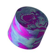 Fototapeta premium 3D Abstract Tube Liquid